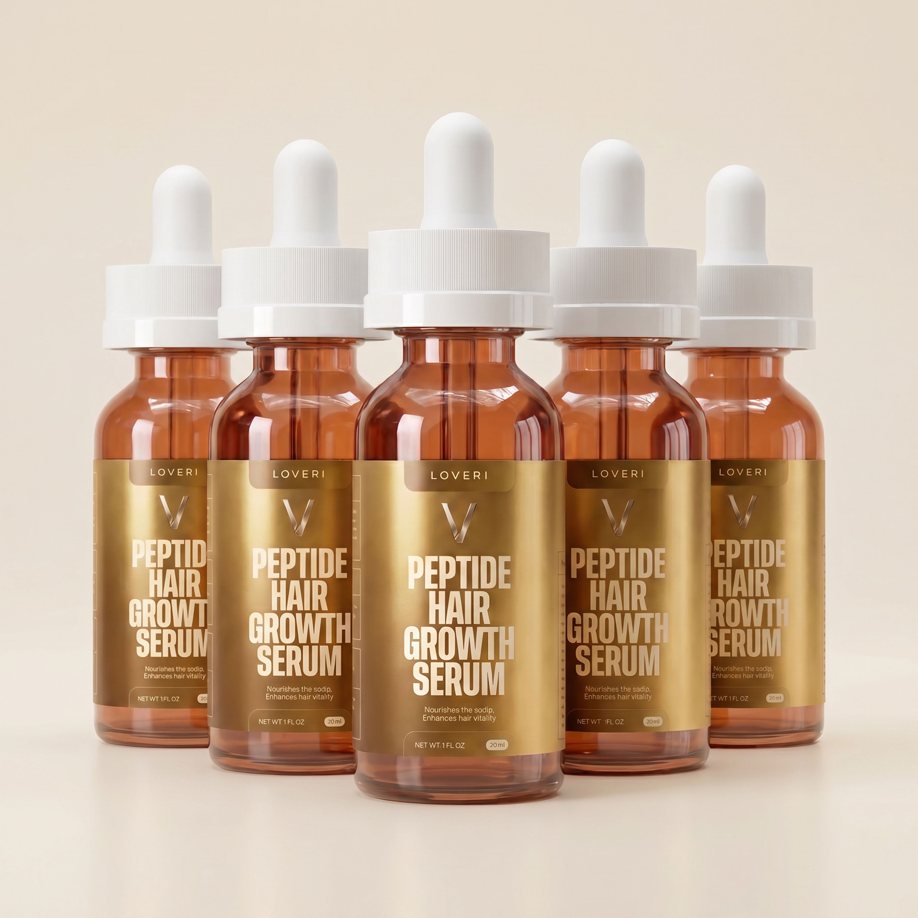 Loveri Peptide Hair Growth Serum 6x Months